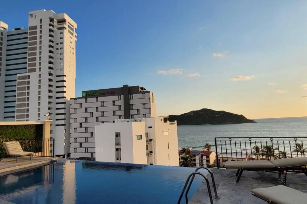 Apartamento Blue Marlin 404 Vistal Mar En Zona Dorada *