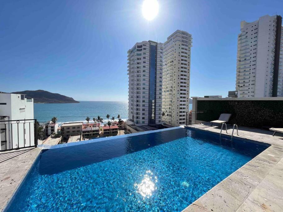 Apartamento Blue Marlin 404 Vistal Mar En Zona Dorada